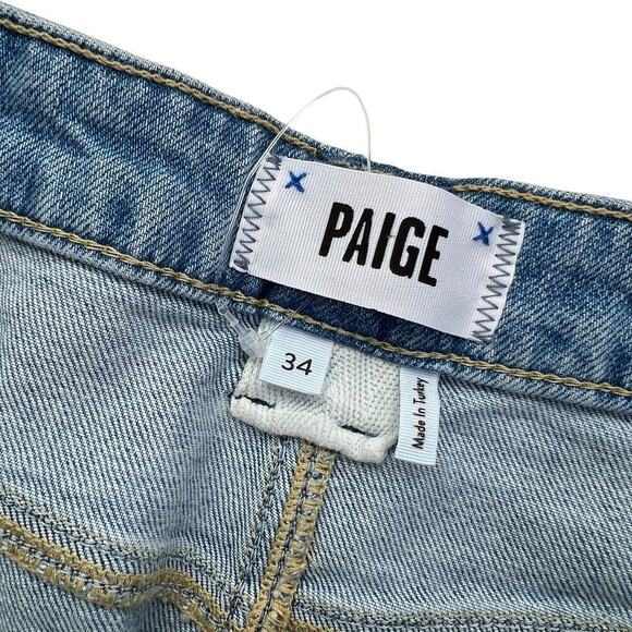 New Women’s Paige Jessie Skirt In Cynthia Distressed Size 34 - Picture 4 of 12